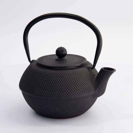 [4296] WY Tea Kettle Iron Arare 1.2L BLACK 1/8