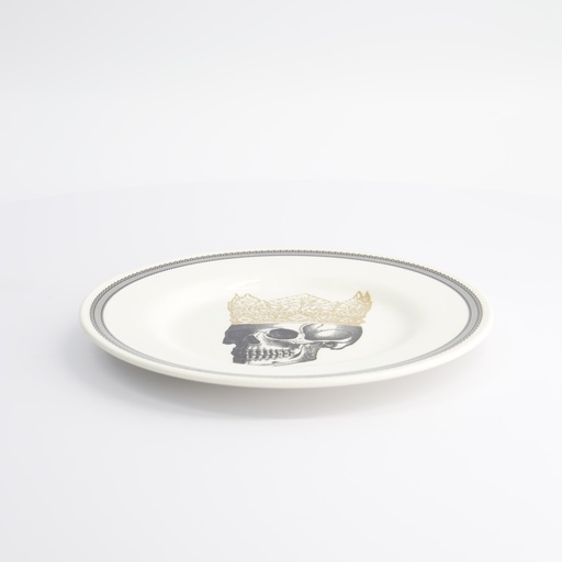 [20188] Skull Design Crown Plate 21x2cm 20188 6/6