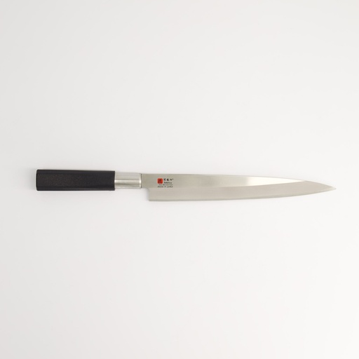[18290] Knife Stainless Steel Sashimi Yanagi 21cm Black Handle SRP400 6/60