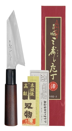 [18809] Knife Mujun Petty 10.5cm Double Edged VG-10 Stainless Steel V02J