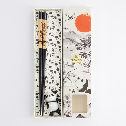[20718] Chopstick Giftset Chopstick and Rest Panda A 20718 10/200