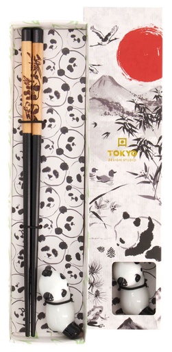 [20721] Chopstick Giftset Chopstick and Rest Panda D 20721 10/200