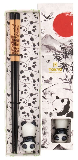 [20722] Chopstick Giftset Chopstick and Rest Panda E 20722 10/200