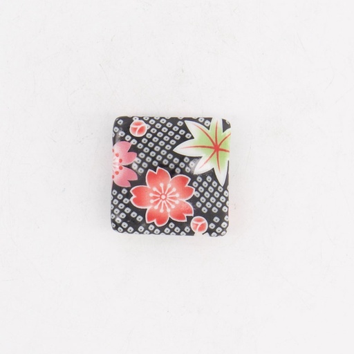 [21107] Chopsticks Rest Sakura Black D2-2 12/480