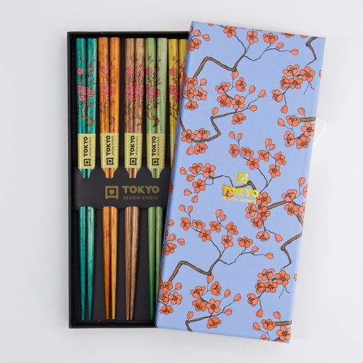 [17862] Chopstick Giftset/5 Sakura 17862 1/100