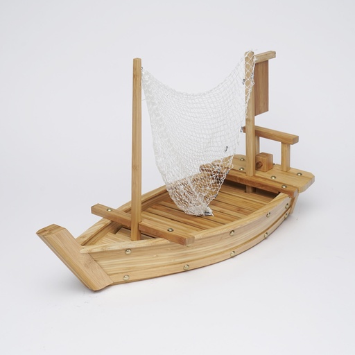 [17867] Bamboo Sushi Boat 62x23.5cm F3-60 1/8