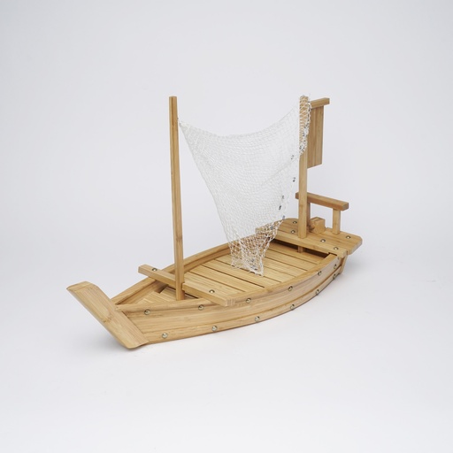 [17868] Bamboo Sushi Boat 70.5 x 25.5cm F3-70 1/6