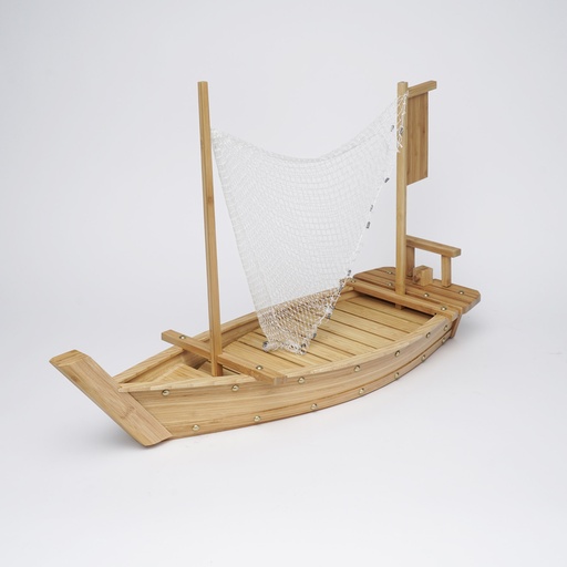 [17869] Bamboo Sushi Boat 82x28cm F3-80 1/6