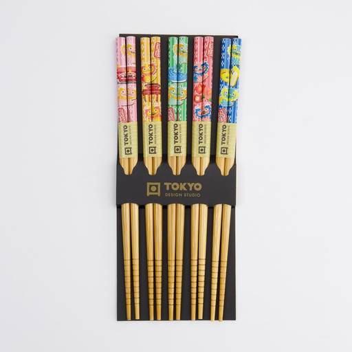 [17918] Chopstick Set/5 Comic Dragon A2-4 17918 10/200