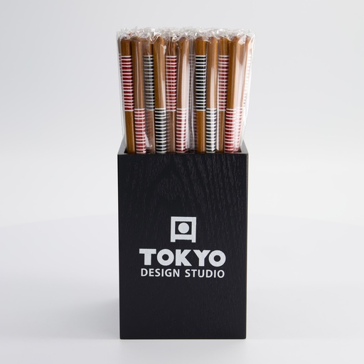 [18351] Chopstick 50pair Assorted Design 18351 1/8