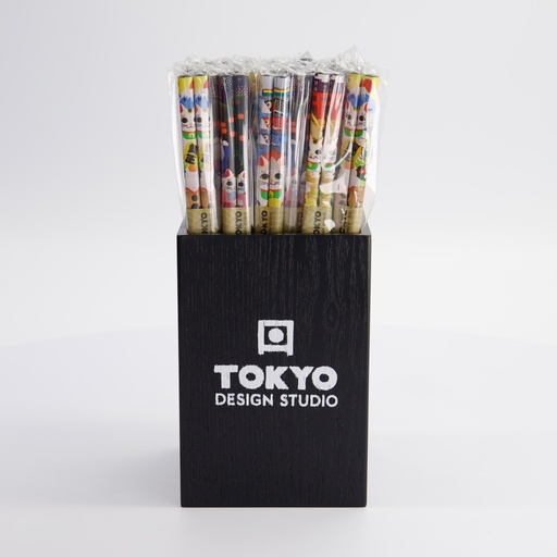 [18352] Chopstick 50pair Assorted Design 18352 1/8