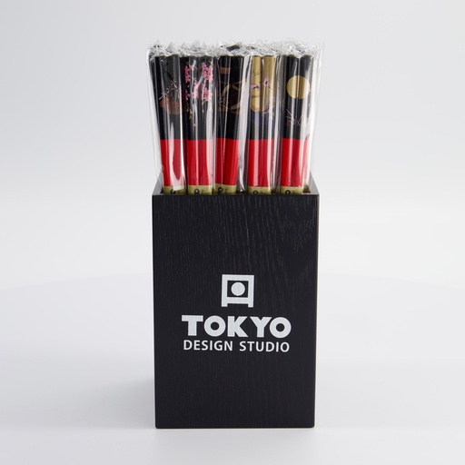 [4077] Chopstick 50pair Red B-105KR-2 1/8