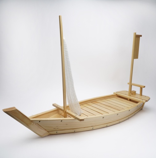 [8547] Wooden Sushi Boat 120x37cm F2-120 1/2