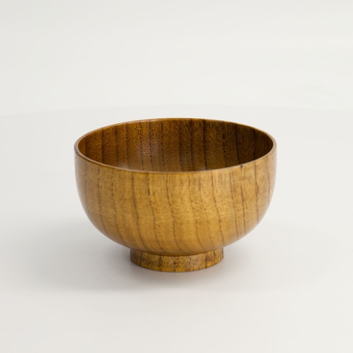 [8256] Lacquerware Wooden Bowl 11x7cm 19-0092 12/144