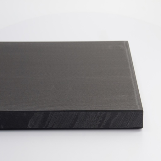 [18370] Kitchen Cutting Board Black High-Soft 100x40x2cm 18370
