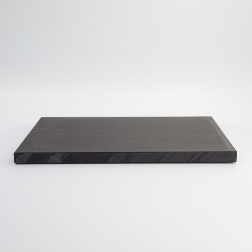 [21168] Kitchen Cutting Board Black High-Soft 40x25x2cm 1/12