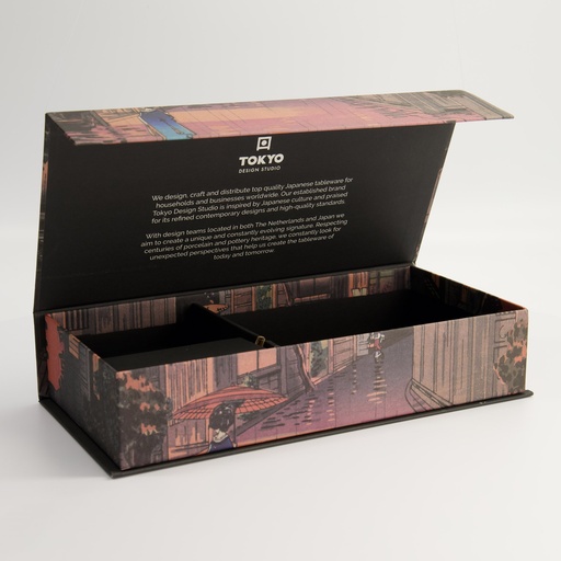 [24376] Paper Giftbox 17C 30.5x15.5x6.5cm Sushi Set 3pcs Japanese Street 1/6