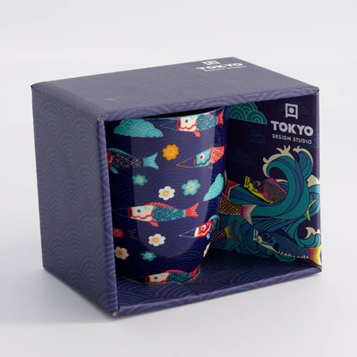 [21534] Kawaii Koinobori Mug W/Giftbox 8.5x10.2cm 340ml 21534 1/36