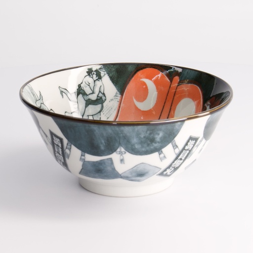 [21557] Asakusa Bowl 14.8x7cm 550ml Sumo 21557 6/48