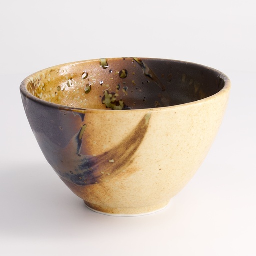 [21580] Shigaraki Tayo Bowl 13x8cm 550ml 40-230404-25 6/48