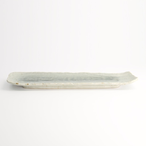 [21608] Mino Craft Rectangular Plate 36x9.5cm White  4/32
