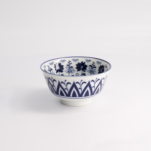 [22606] Tokyo Blue Botan Mixed Bowls 12.8x6.5cm 400ml  40-230404 HB-1 6/48