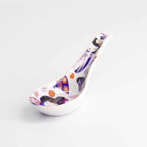 [21695] Kawaii Maiko Spoon 13.8x4.8cm 21695 12/144