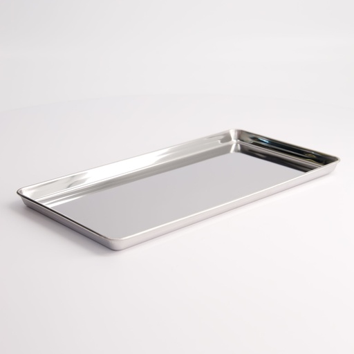 [21742] Kitchen Stainless Steel Tray 15x28.5x1.3cm 0321-482 12/120