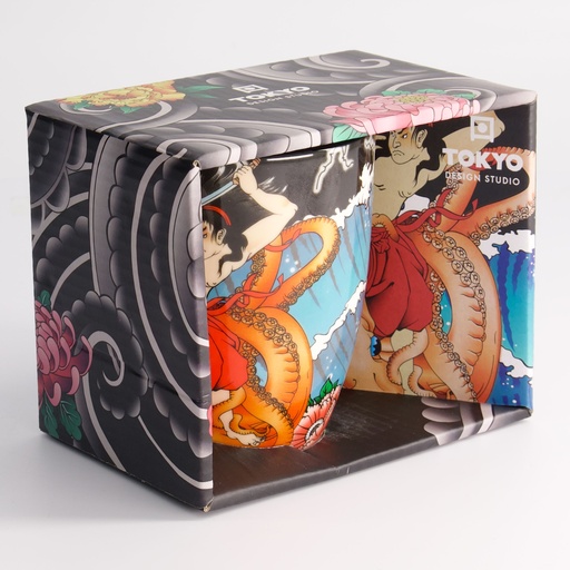 [21758] Yakuza Octopus Mug W/Giftbox 8.5x10.2cm 340ml 21758 1/36