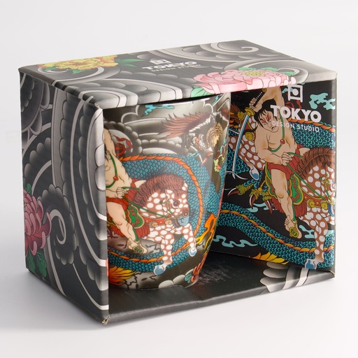 [21759] Yakuza Blue Dragon Mug W/Giftbox 8.5x10.2cm 340ml 21759 1/36