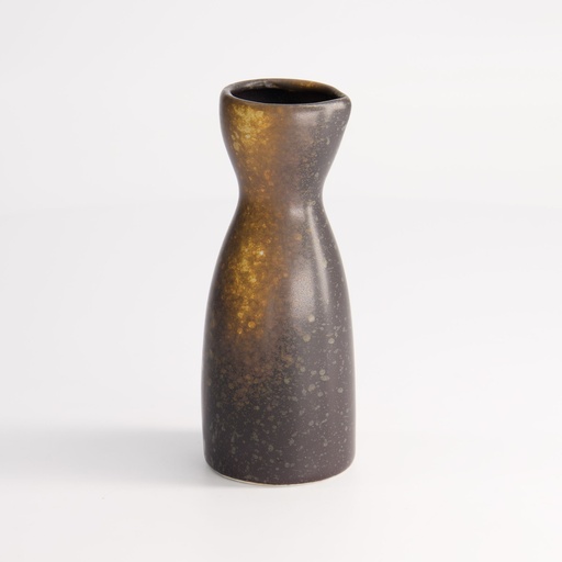 [21808] Edo Brown Sake Bottle 13,5cm 120ml A1889W1009 6/96