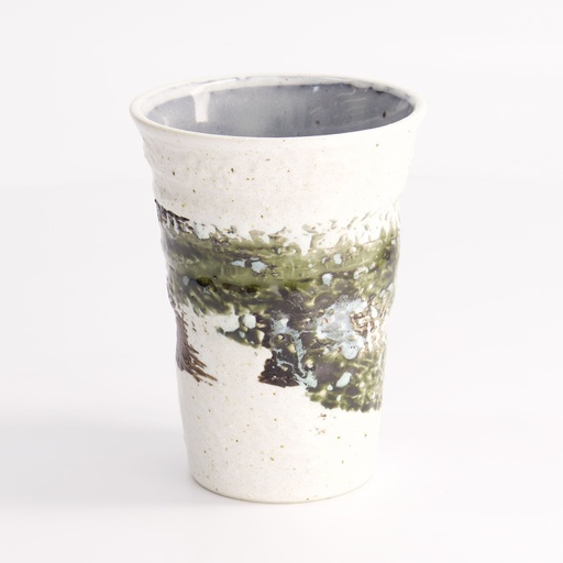 [21813] Craft Cup White Brush Cup 8.5x11cm 280ml KA-31 6/48