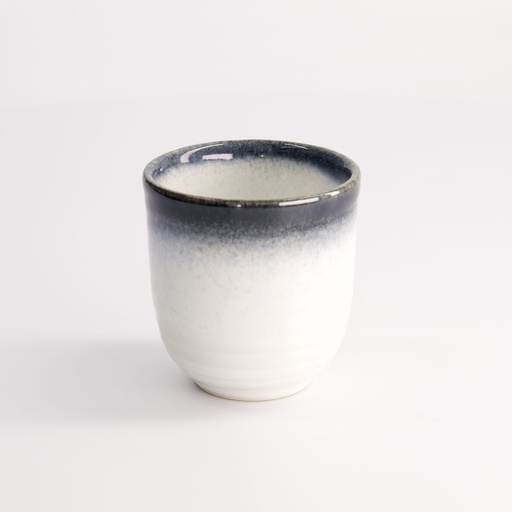 [21824] Tajimi Blue/White Cup 7.8x8cm 200ml E485-C-04006 5/60