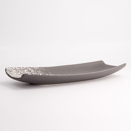 [21845] Silver Grey Mixed Plate 14.5x29.8cm A15009W673Y80 4/24