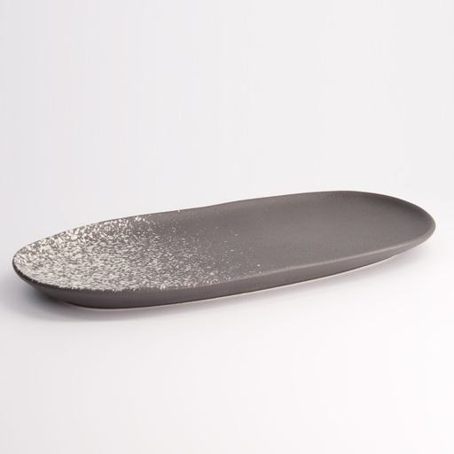 [21848] Silver Grey Mixed Plate 18x30.9cm A23810W673Y80 3/18