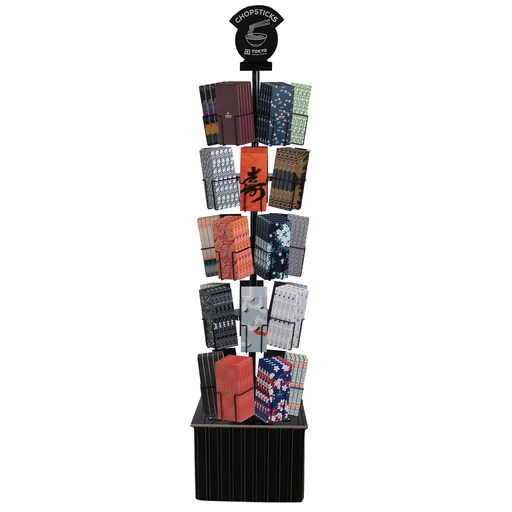 [24394] Chopstickset Floor Unit Display (large with Storage) S032C