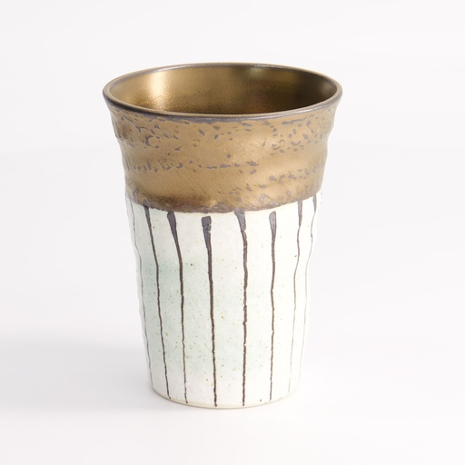 [21860] Craft Cup White Gold 8.5x11cm 280ml KA-40 6/48