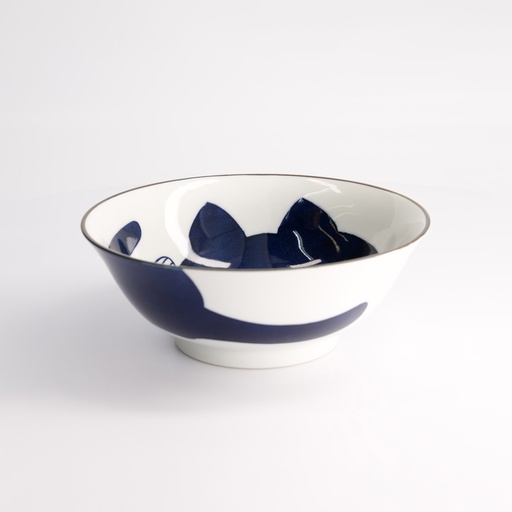 [21864] Kawaii Ramen Bowl Cat Neko 19.7x7.5cm A 21864 4/32