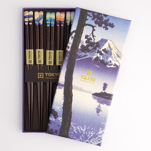 [21881] Chopstick Giftset/5 Fuji DJB5-601 21881 1/100