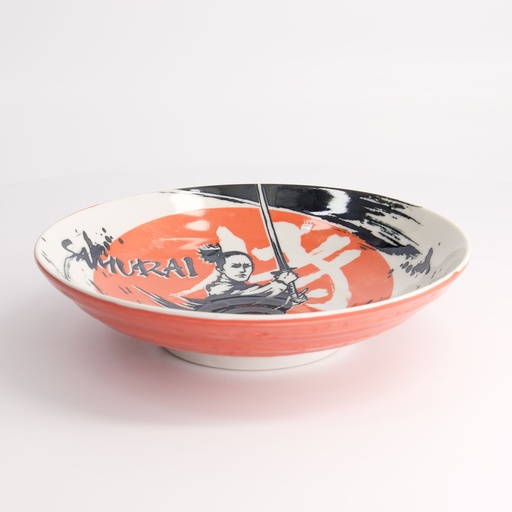 [21884] Asakusa Pasta Plate 21x5cm Samurai 21884 4/32
