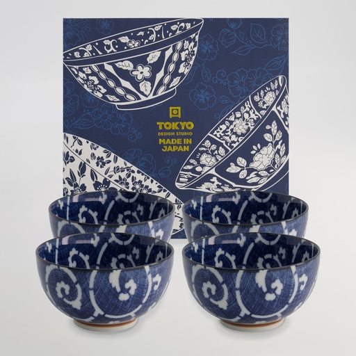 [21912] Mixed Bowls 4pcs Bowl Giftset 13.2x7.2cm 500ml 21912 1/6