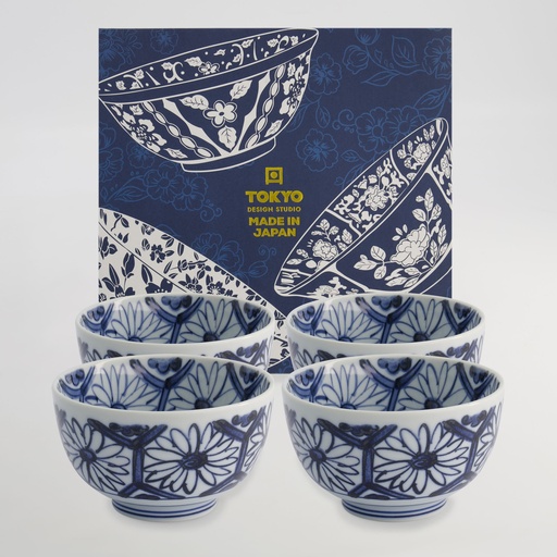 [21914] Mixed Bowls 4pcs Bowl Giftset 13.2x7.2cm 500ml 21914 1/6