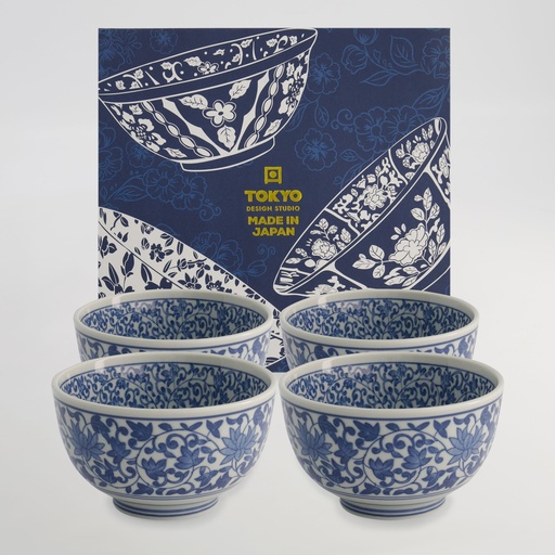 [21915] Mixed Bowls 4pcs Bowl Giftset 13.2x7.2cm 500ml 21915 1/6
