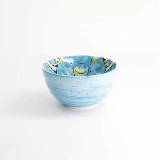 [21932] Seafood Bowl 13.2x7.3cm 500ml Crab Light Blue 6/48