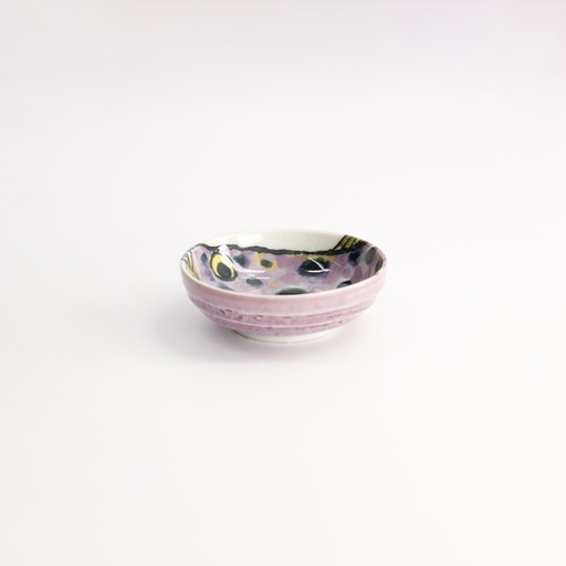 [21940] Seafood Dish 9.5x3cm 150ml Blowfish Fugu Purple 12/192