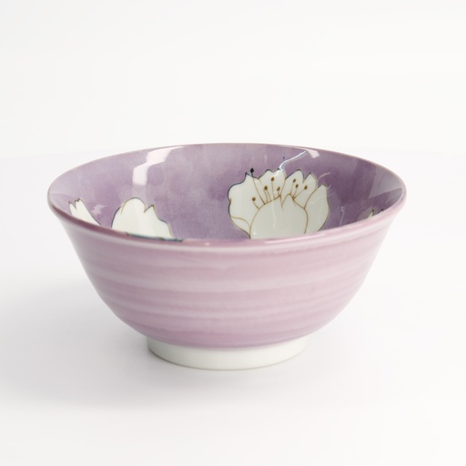 [21977] Sakura Purple Bowl 500ml 15x7cm 21977 6/48