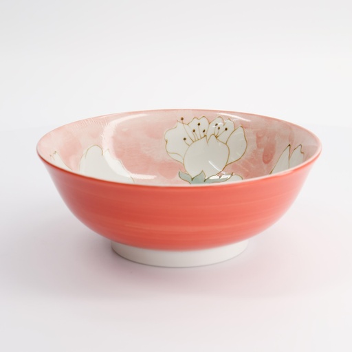 [21979] Sakura Pink Ramen Bowl 19.5x7.5cm 4/32