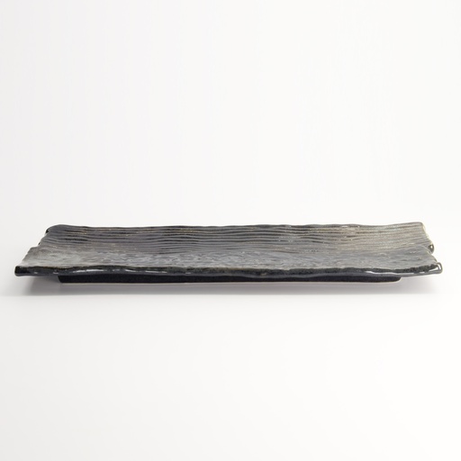 [21997] Mino Craft Rectangular Plate 33x10x2.5cm Black 21997 5/40