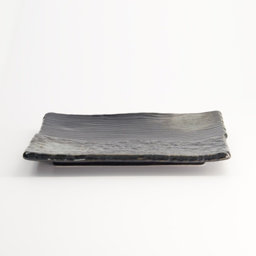 [21998] Mino Craft Plate 21x14.5x2.5cm Black 21998 6/36
