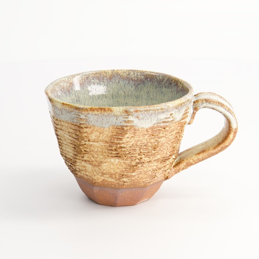 [22089] Craft Mug Orange/Pink 9.5x12.5x7.5cm TA-32/M 6/60